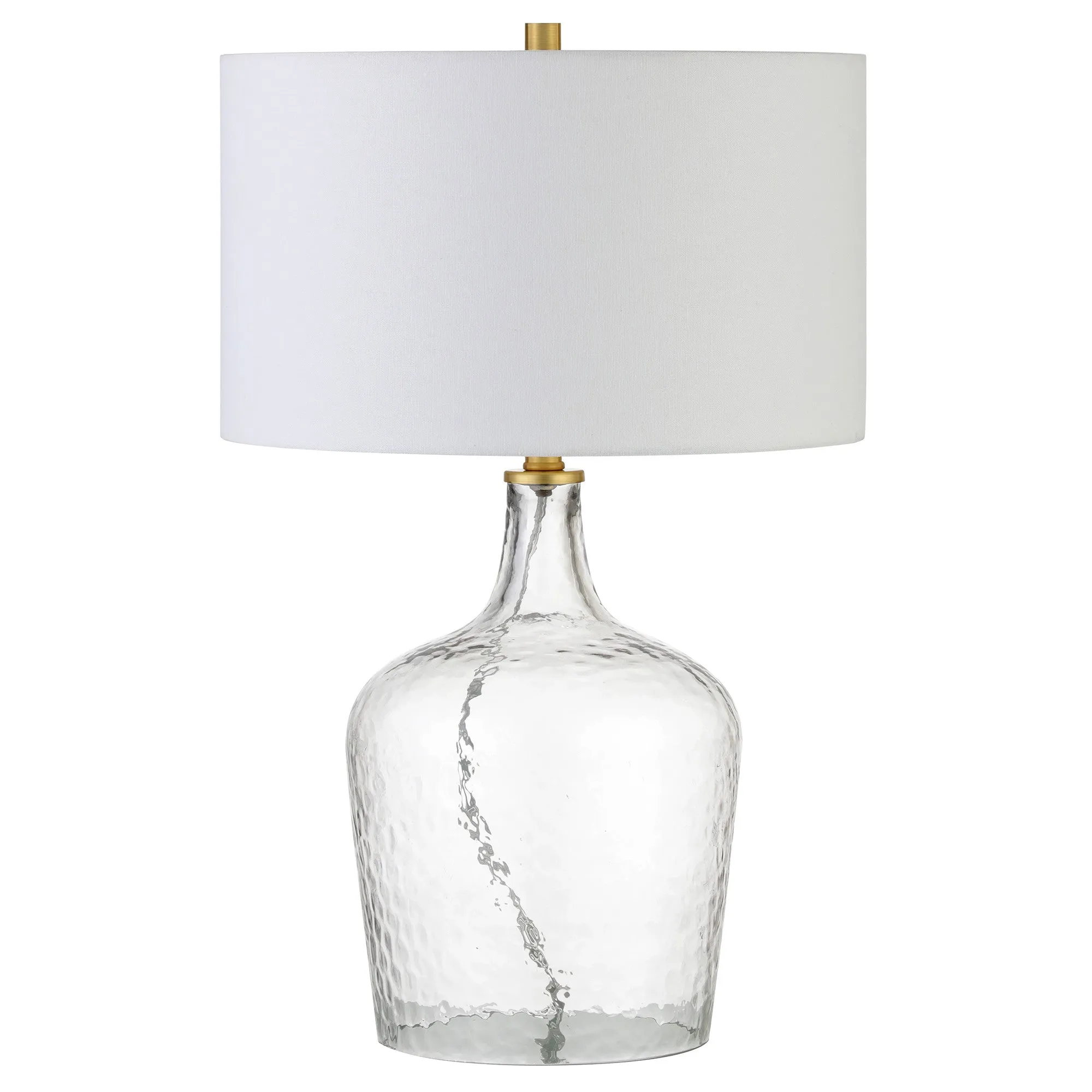 9y24-Clear-Glass-Gourd-Table-Lamp-Stylish-White-Drum-Shade-for-Elegant-Home-Lighting-Decor